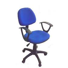 Silla para computador - Con apoyabrazos - Color azul